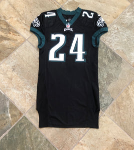 Philadelphia Eagles Bradley Fletcher Nike Game Worn Football Jersey, Size 44, Large