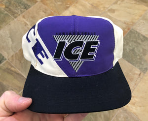 Vintage Indianapolis Ice Wrap Around Snapback IHL Hockey Hat