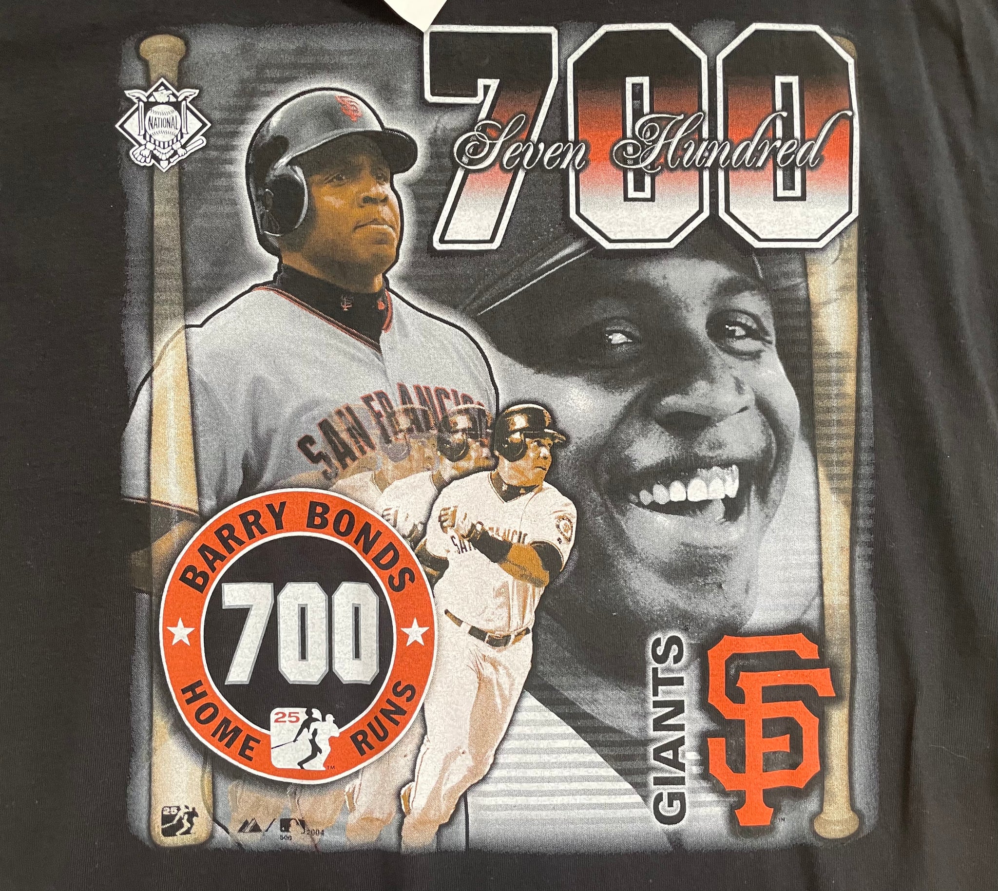 Vintage San Francisco Giants Barry Bonds Majestic Baseball Tshirt