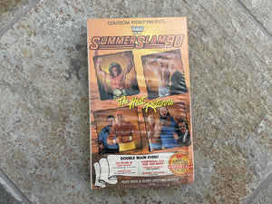 Vintage WWF WWE Summerslam 1990 Wrestling VHS Tape ###