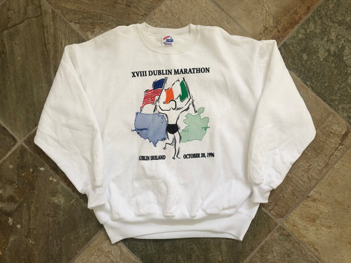 Vintage Dublin Ireland Marathon Race Sweatshirt, Size XL ###