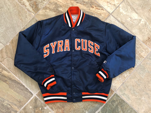 Vintage Syracuse Orangemen Starter Satin College Jacket, Size Medium