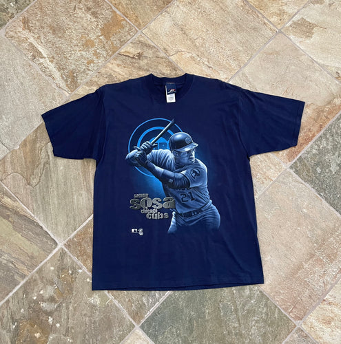 Vintage Chicago Cubs Sammy Sosa Pro Player Baseball Tshirt, Size XL