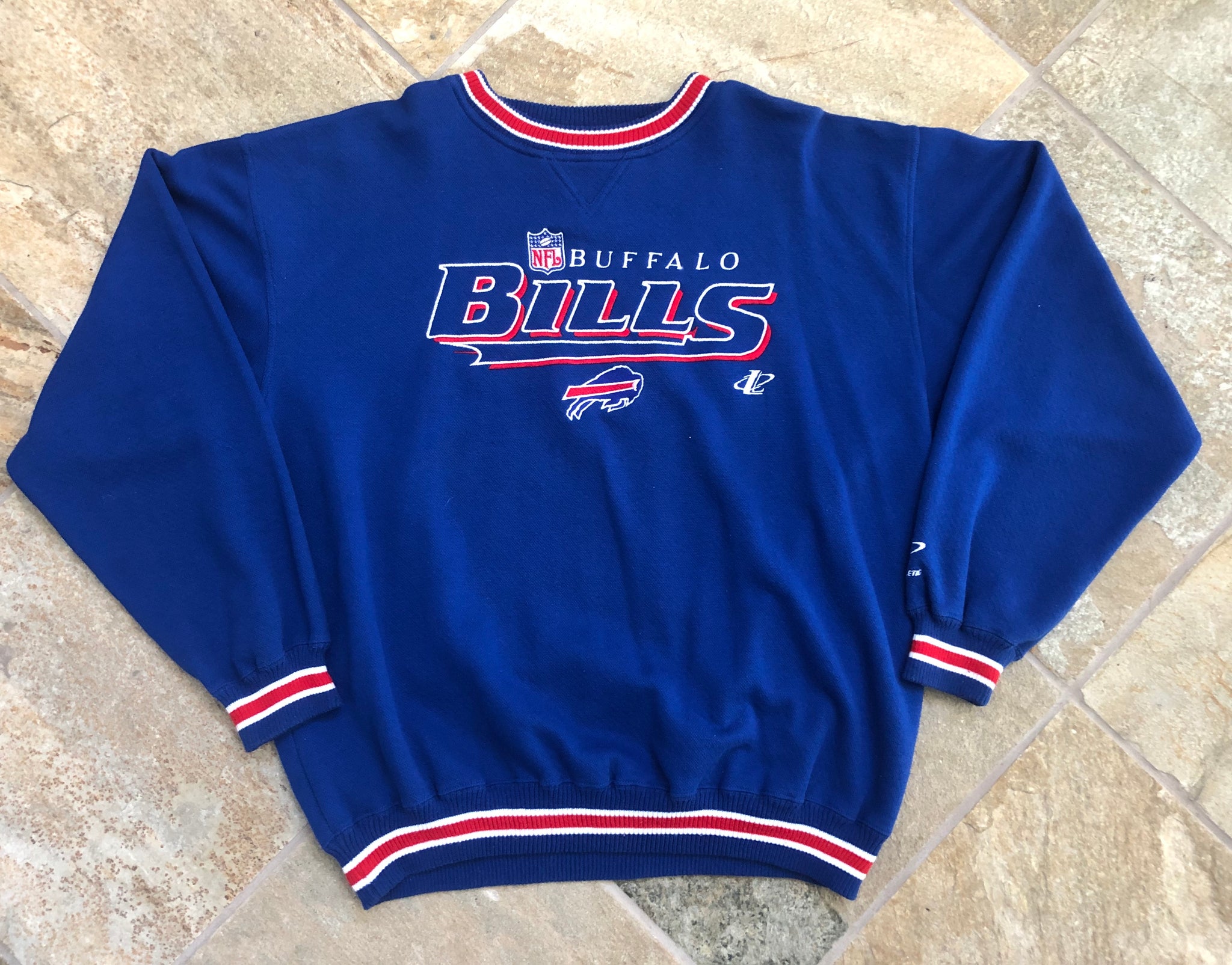 Vintage Buffalo Bills Logo Athletic Pro Line Football Sweatshirt