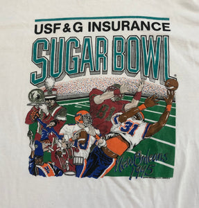 Vintage 1995 Sugar Bowl College Football  Tshirt, Size Large