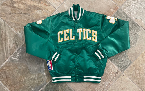 Vintage Boston Celtics Starter Satin Basketball Jacket, Size Medium