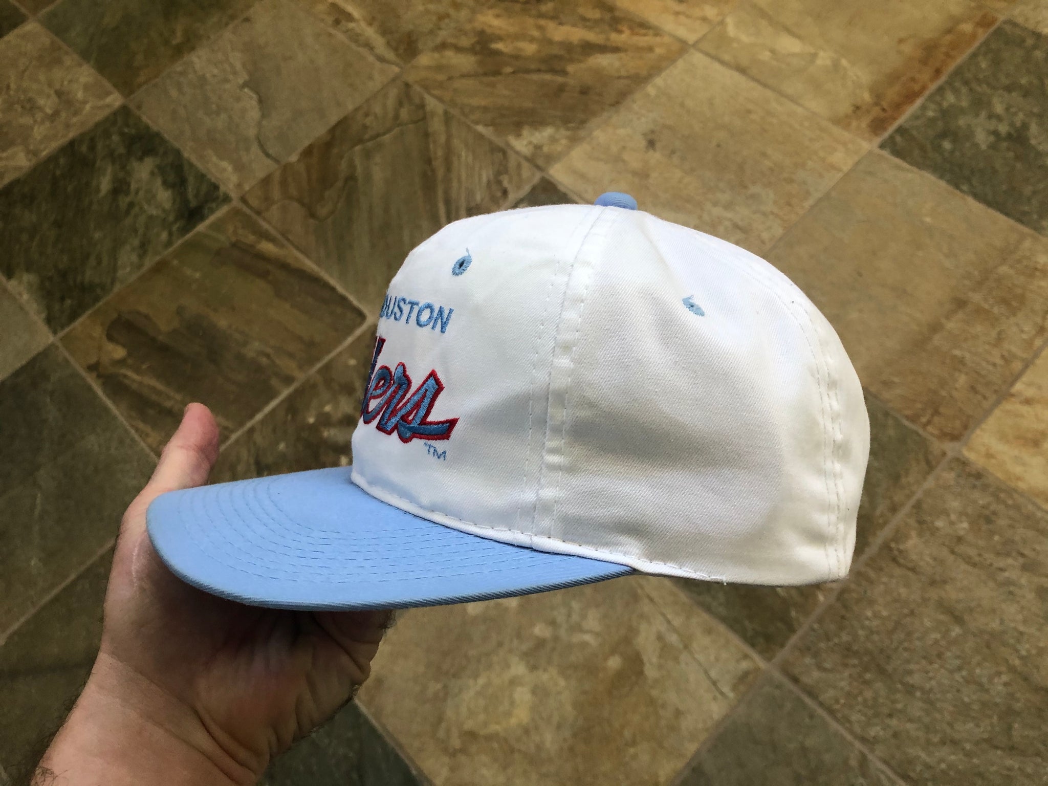 Houston Oilers Vintage 90's Sports Specialties Script Twill Snapback C –  thecapwizard