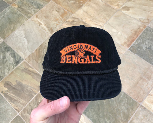 Vintage Cincinnati Bengals Corduroy Strapback Snapback Football Hat