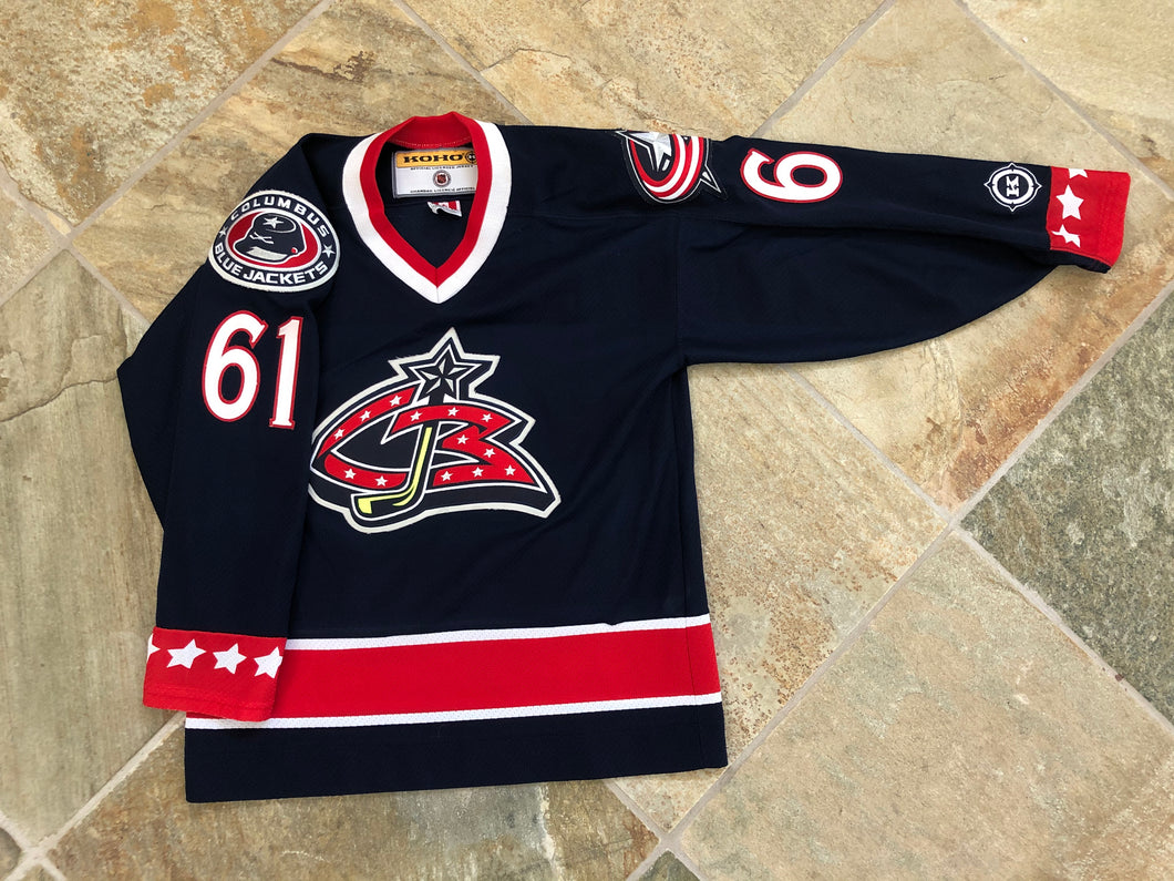 Old columbus shop blue jackets jersey