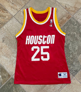 Vintage Houston Rockets Robert Horry Champion Basketball Jersey, Size 40, Medium