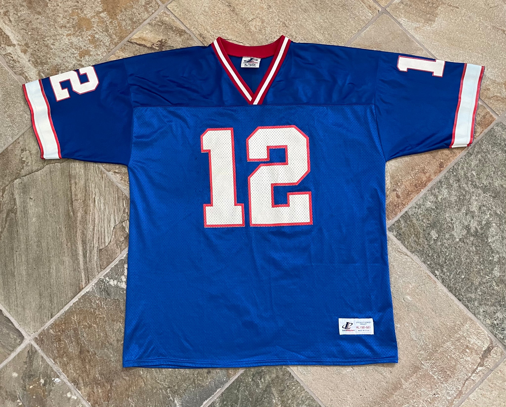 Vintage Buffalo Bills Jim Kelly Champion Football Jersey, Size Large