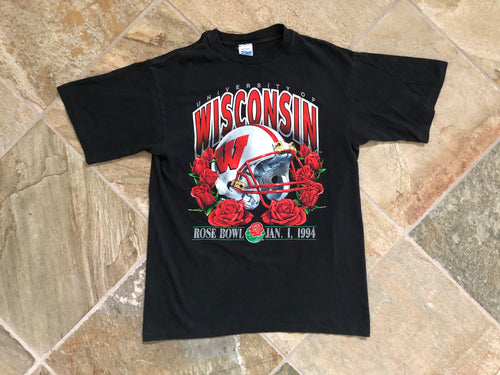 Vintage Wisconsin Badgers Salem Sportswear College Football Tshirt, Size Medium