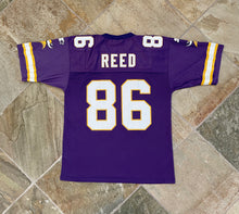 Load image into Gallery viewer, Vintage Minnesota Vikings Jake Reed Starter Football Jersey, Size 48, XL