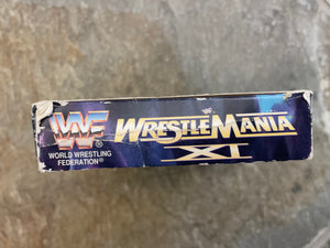 Vintage WWF WWE Wrestlemania XI VHS Tape, Stickers ###