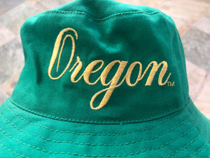 Vintage Oregon Ducks Script Bucket College Hat