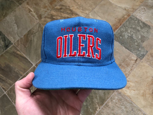 Vintage Houston Oilers Starter Arch Snapback Football Hat