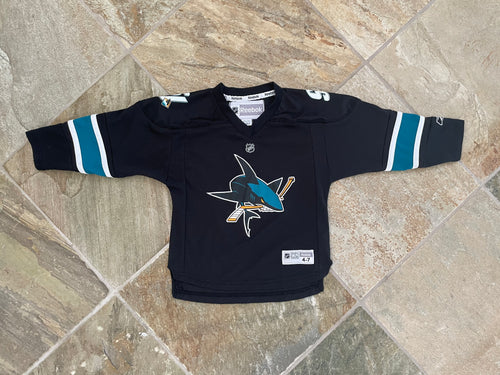 San Jose Sharks Reebok Hockey Jersey, Size Youth Small, 4-7