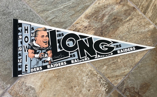 Vintage Oakland Raiders Howie Long Caricature Pennant ###