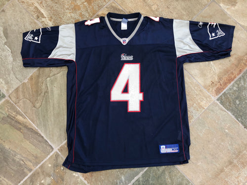 Vintage New England Patriots Adam Vinatieri Reebok Football Jersey, Size XL