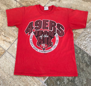 Vintage San Francisco 49ers Team of the 80’s Football Tshirt, Size Medium