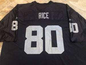 Vintage Oakland Raiders Jerry Rice Reebok Football Jersey, Size 2XL