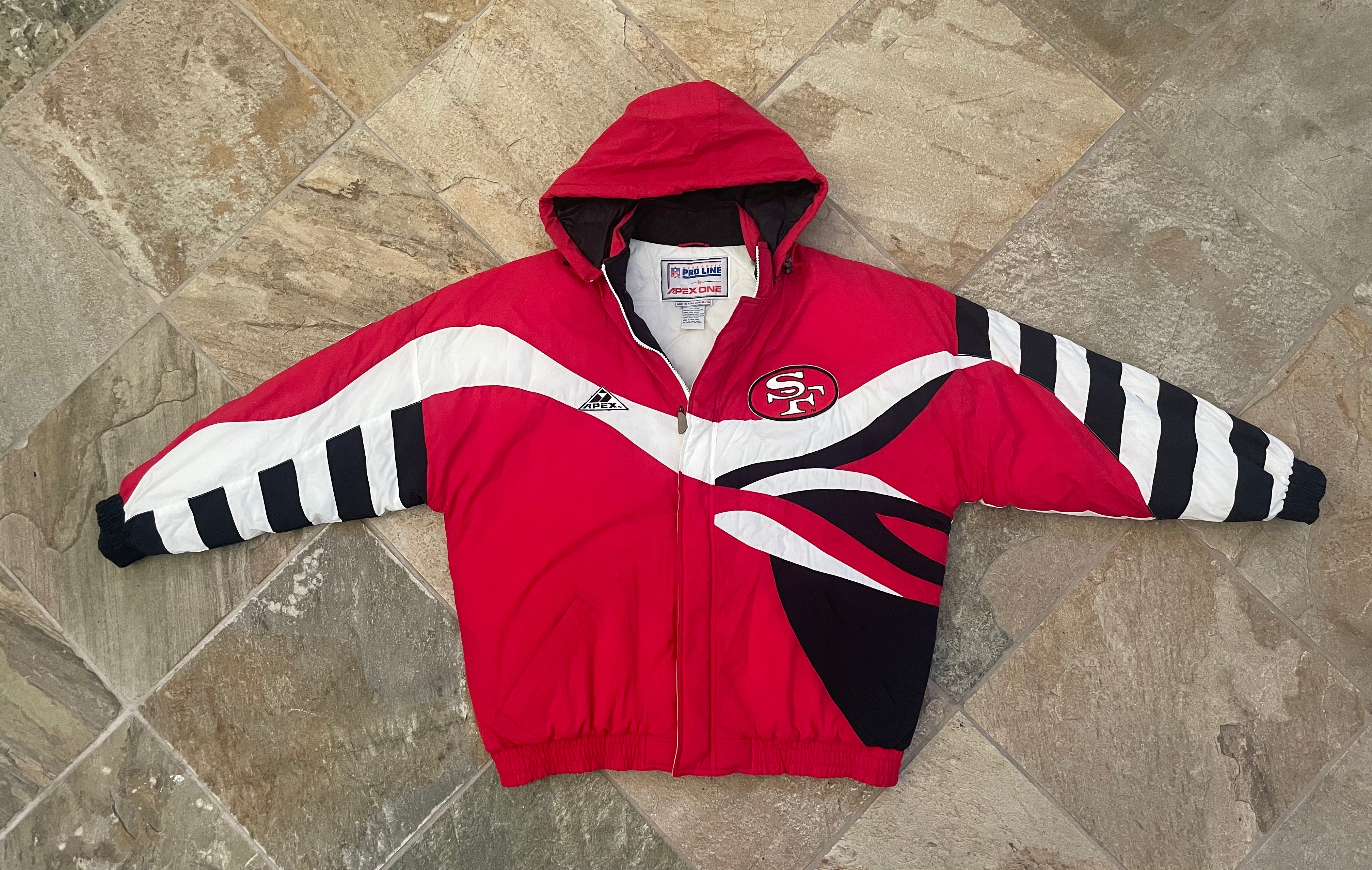 Vintage San Francisco 49ers Apex One Sharktooth Jacket Size 