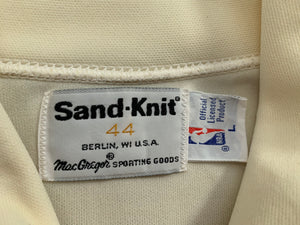 Vintage New York Knicks Sand Knit Warm up Basketball Jacket, Size 44, Large