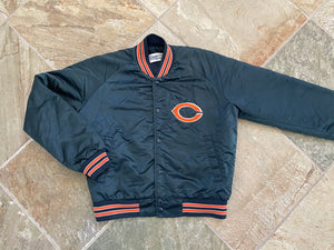 Vintage Chicago Bears Chalk Line Satin Football Jacket, Size Medium