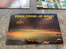 Load image into Gallery viewer, Vintage Los Angeles Dodgers Stadium Baseball Postcards ###