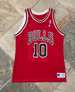 Vintage Chicago Bulls BJ Armstrong Champion Basketball Jersey, Size 44, Large