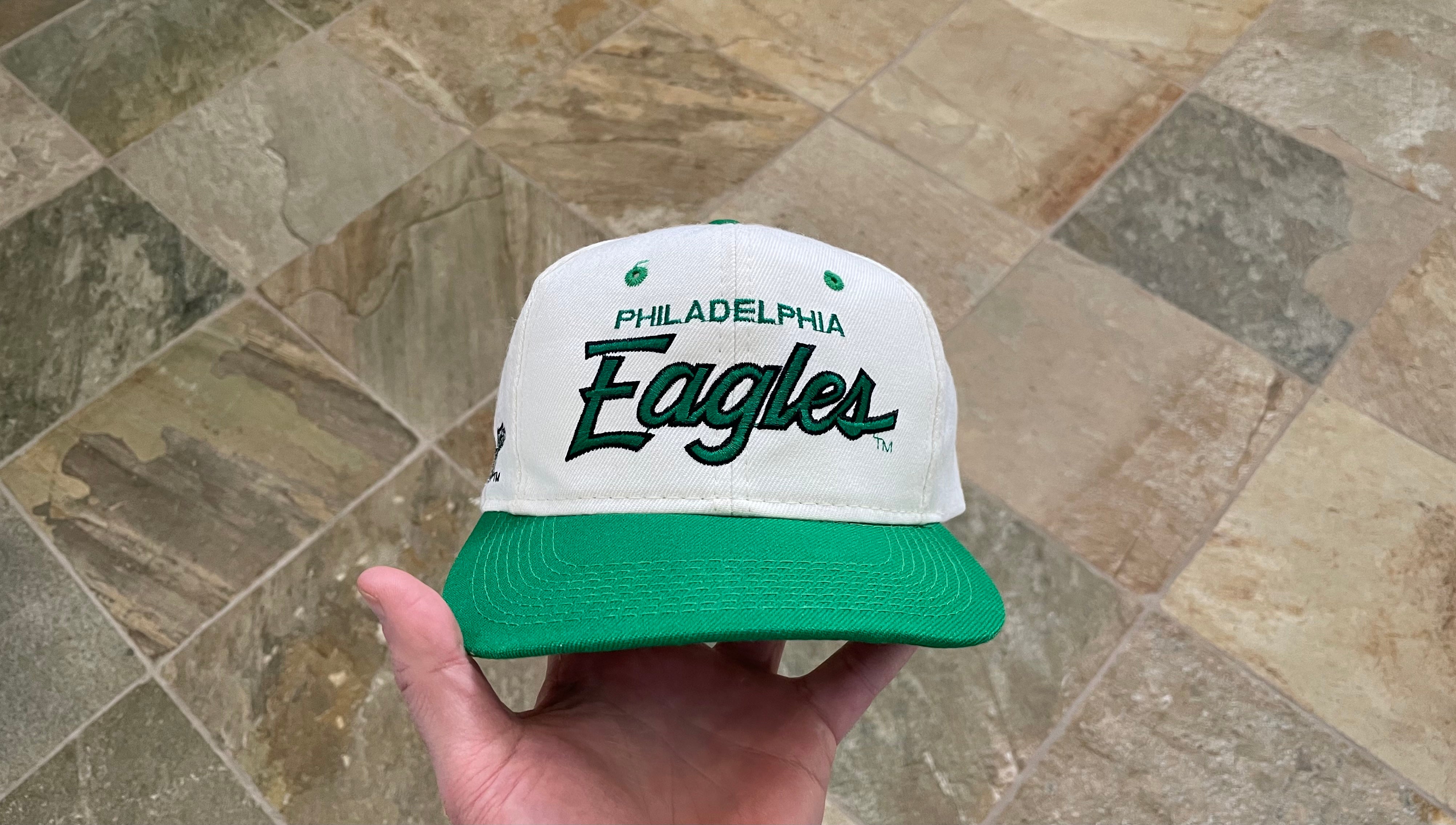 Philadelphia Eagles Stadium Staff Hat 1960 Snapback Club MADE IN USA Vintage