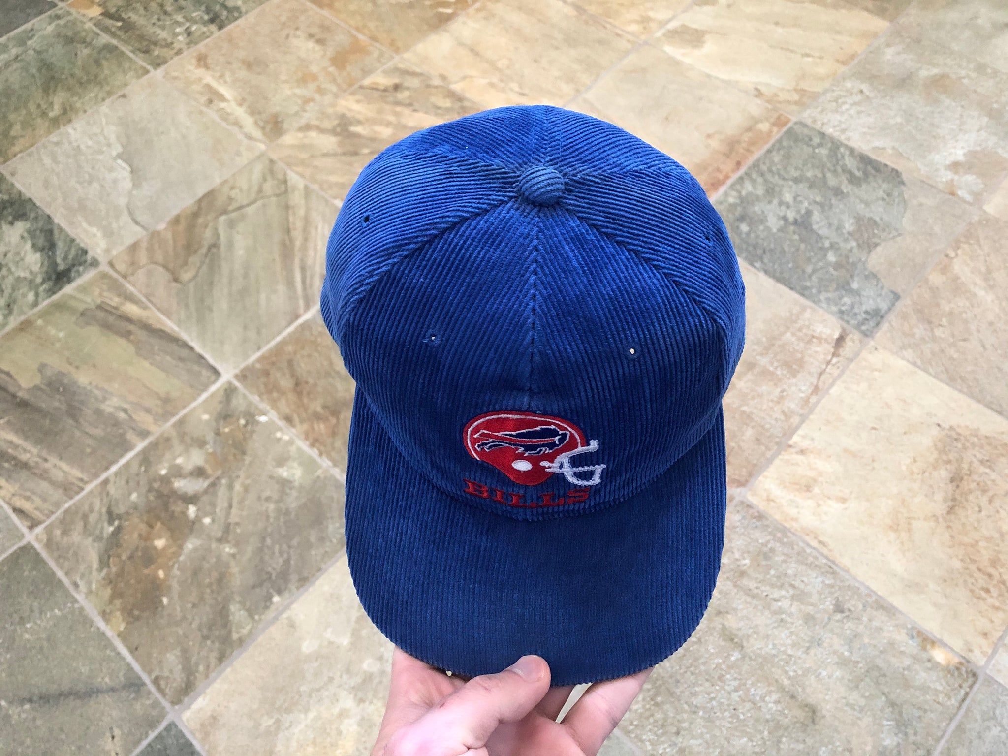 Vintage Buffalo Bills New Era Corduroy Snapback Football Hat