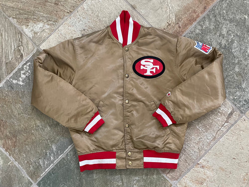 Vintage San Francisco 49ers Starter Satin Football Jacket, Size Small