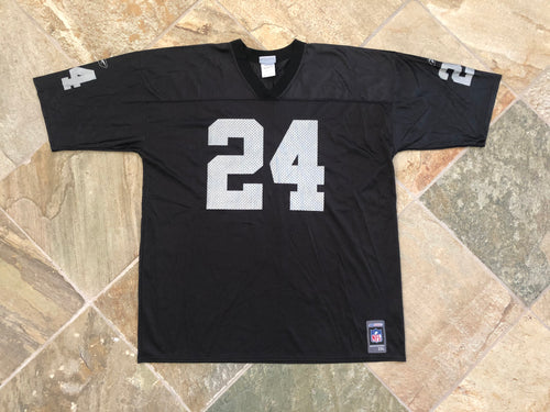 Vintage Oakland Raiders Charles Woodson Reebok Football Jersey, Size XXL