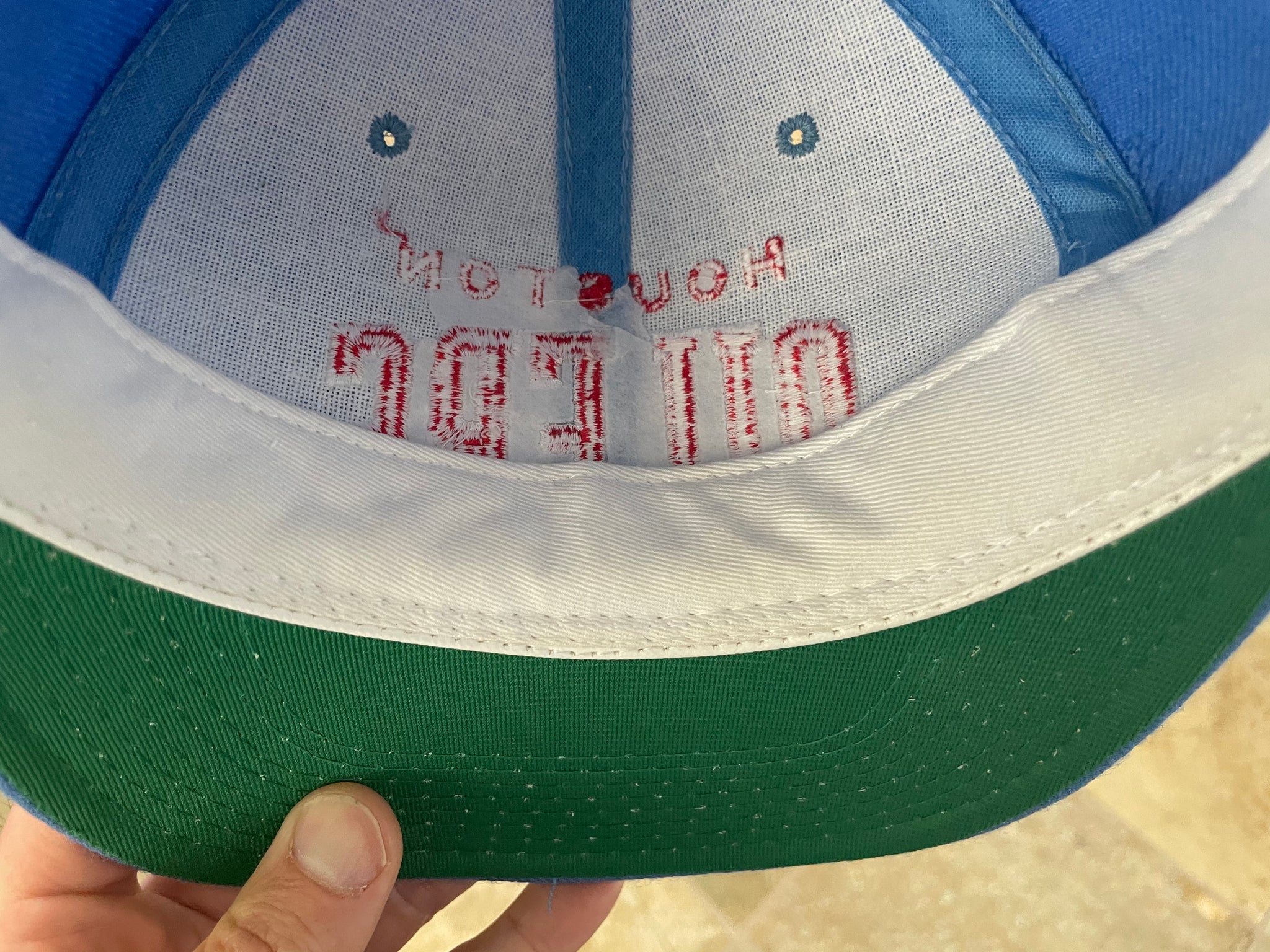 Vintage Houston Oilers Starter Arch Snapback Football Hat – Stuck In The  90s Sports