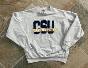 Vintage CSU Long Beach 49ers Sharks Russell College Sweatshirt, Size XL