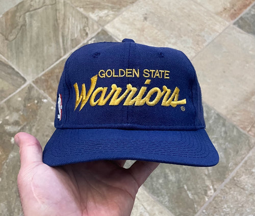 Vintage Golden State Warriors Sports Specialties Script Snapback Basketball Hat