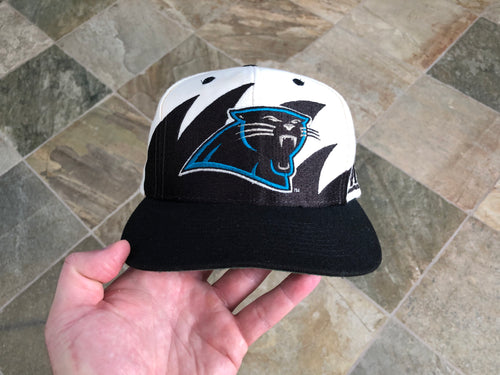Vintage Carolina Panthers Logo Athletic Sharktooth Snapback Football Hat