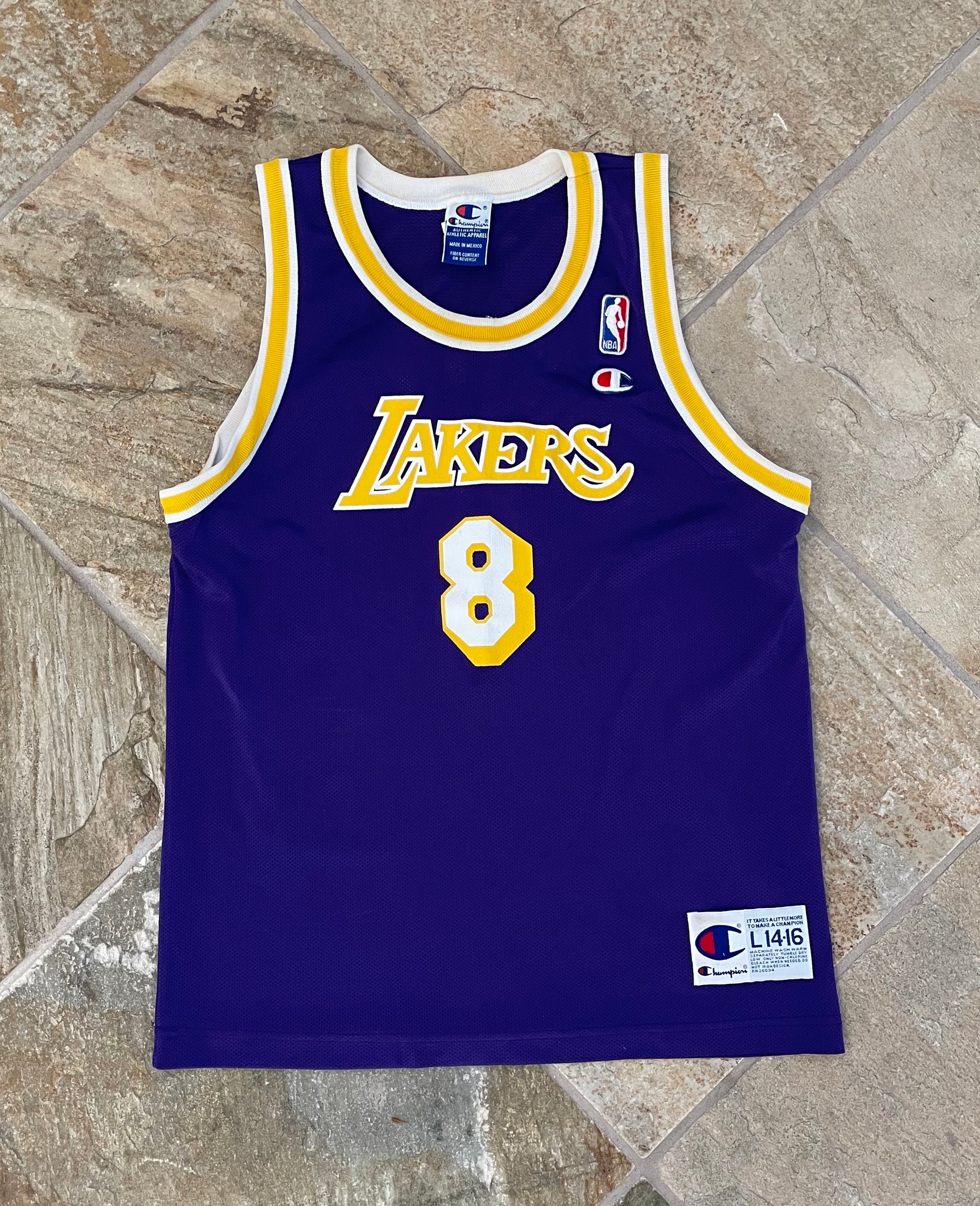 Vintage Los Angeles Lakers Kobe Bryant Champion Basketball Jersey