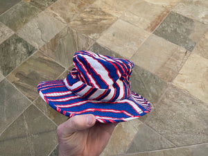 Vintage New York Giants AJD Zubaz Bucket Fisherman Football Hat