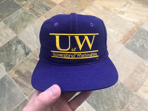 Vintage Washington Huskies The Game a SnapBack College Hat