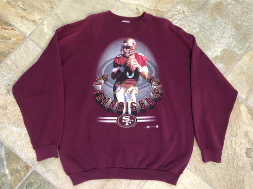 Vintage San Francisco 49ers Steve Young Football Sweatshirt, Size XL