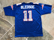 Load image into Gallery viewer, Vintage New England Patriots Drew Bledsoe Logo Athletic Football Jersey, Size Large