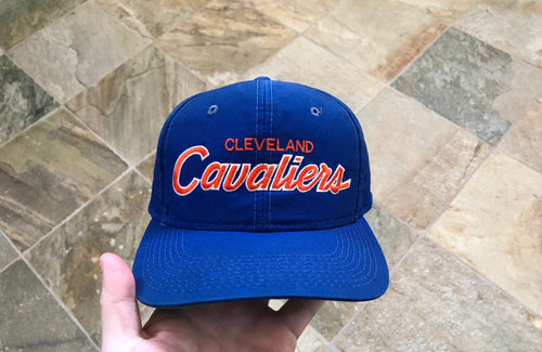 Vintage Cleveland Cavaliers Sports Specialties Script Snapback Basketball Hat