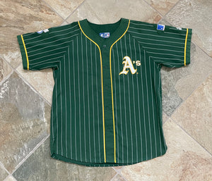 Starter Vintage Oakland A's Major League Baseball Jersey Pin Stripped Sz L