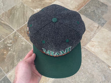 Load image into Gallery viewer, Vintage Miami Hurricanes #1 Apparel Snapback College Hat