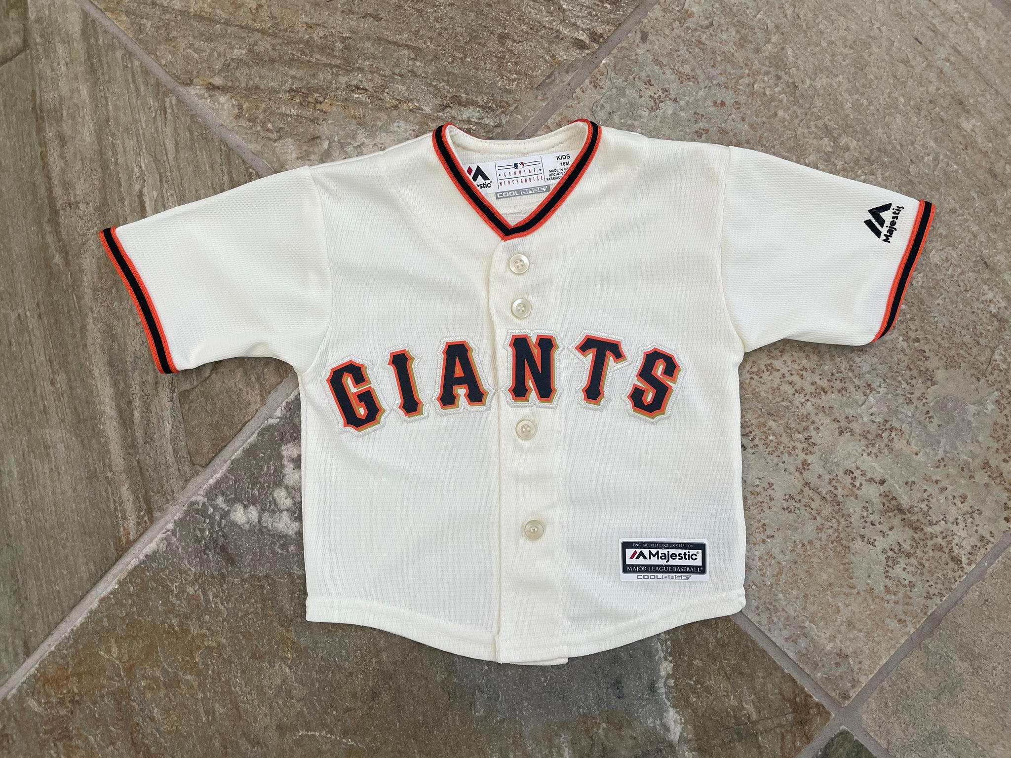 San Francisco Giants Majestic Baseball Jersey, Size Youth Small