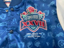 Load image into Gallery viewer, Vintage Super Bowl XXVII Chalk Line Fanimation Football Jacket, Size Large