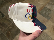 Load image into Gallery viewer, Vintage USA Olympics Starter Shockwave SnapBack Strapback Baseketball Hat