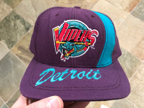 Vintage Detroit Vipers Nutmeg SnapBack Hockey Hat